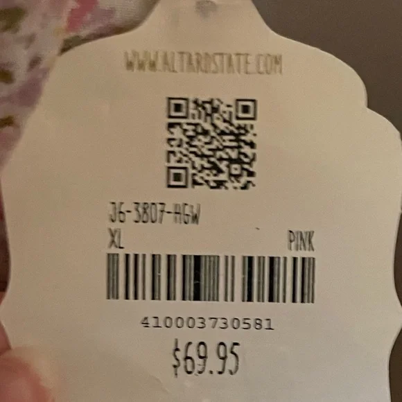 Altar’d State Smocked Pink Floral Dress - Picture 6 of 6